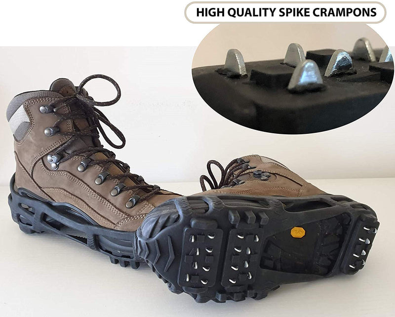 [Australia] - Limm Crampons Ice Traction Cleats Large - Lightweight Traction Cleats for Walking on Snow & Ice - Anti Slip Shoe Grips Quickly & Easily Over Footwear - Portable Ice Grippers for Shoes & Boots Standard Medium (Men 5 - 8 / Women 6.5 - 9.5) 