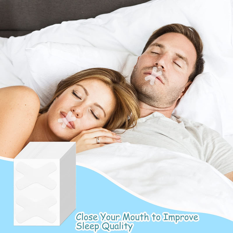 [Australia] - 120Pcs Sleep Mouth Tape for Sleeping, Sleep Strips Mouth Tape for Snoring Nasal Breathing, Sleep Tape Anti Mouth Breathing Tape for Better Nose Breathing Snoring Relief, Less Snoring Devices 