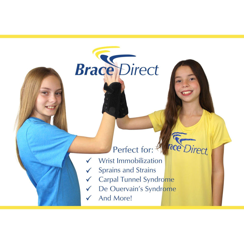 [Australia] - Kid’s Lace-Up Wrist Brace for Wrist Immobilization, Sprains & Strains, Carpal Tunnel Syndrome, & De Quervain’s Syndrome - Pediatric Sizes Offered in Left or Right Wrist by Brace Direct Left Wrist 