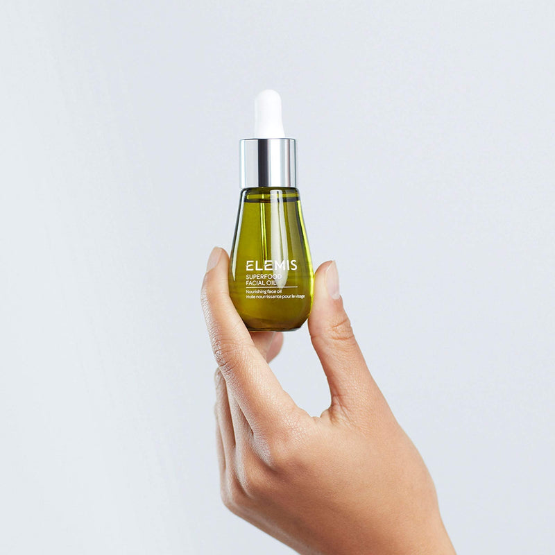 [Australia] - Elemis Superfood Facial Oil, Nourishing Face Oil Formulated with 9 Antioxidant-Rich Superfoods, Award-Winning Facial Oil to Enhance Radiance and Complexion, Lightweight Oil to Plump and Smooth, 15 ml 
