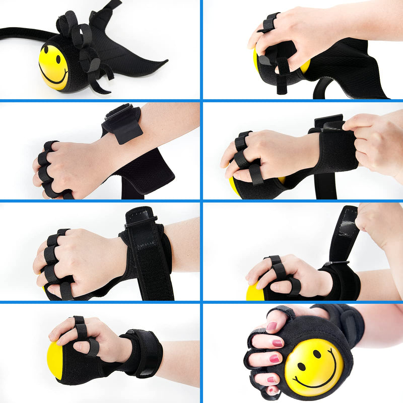 [Australia] - Anti-spasticity Ball Splint Hand Finger for Hand Stroke Hemiplegia Finger Recovery Spasm Dystonia Hemiplegia Finger Training Hand Functional Impairment for Children and Men and Women Small 