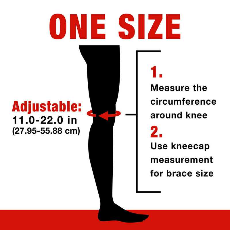 [Australia] - ACE Adjustable Knee Brace with Side Stabilizers Provides Support & Compression to Arthritic and Painful Knee Joints Knee Brace with Dual Side Stabilizers 