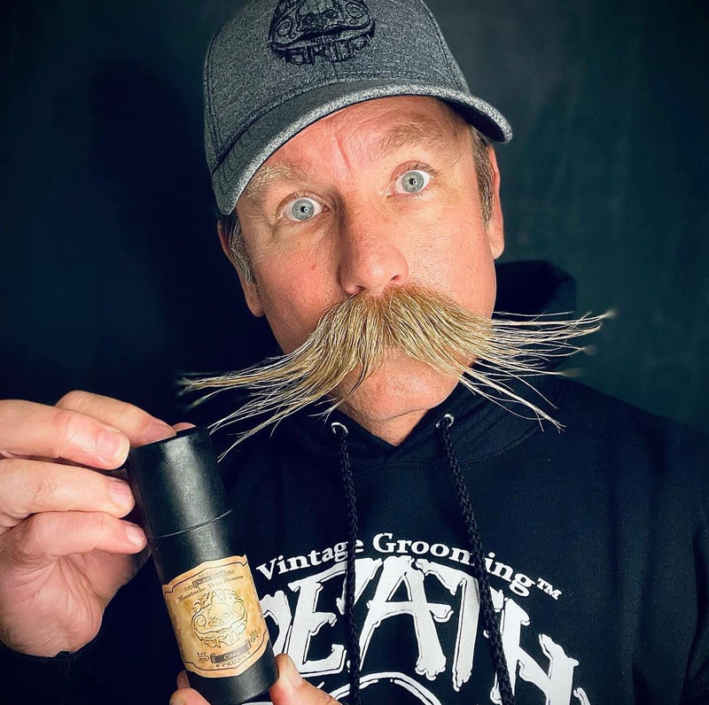 [Australia] - Moustache Wax Remover For Handlebar Moustaches by Death Grip Strong Hold Mustache Wax (Night Fury Mustache Wax Remover) 