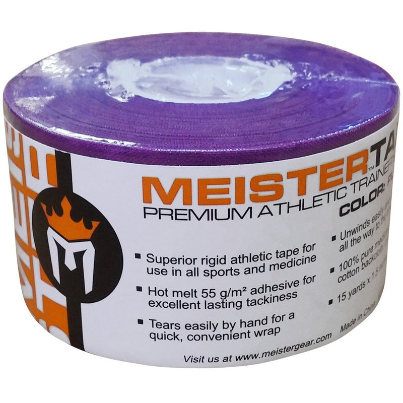 [Australia] - Meister 15Yd x 1.5" Premium Athletic Trainer's Tape for Sports and Medical (50% Longer) - Purple - 1 Roll 1.5x540 Inch (Pack of 1) 