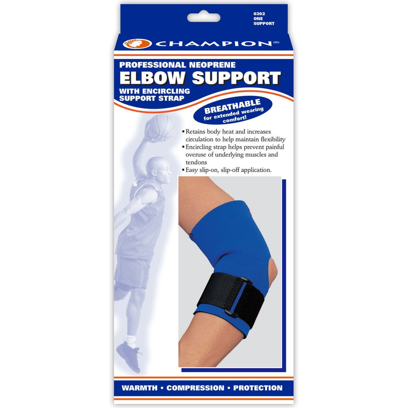 [Australia] - OTC Elbow Support, Encircling Support Strap, Neoprene, Black, Large 