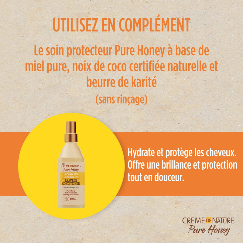 [Australia] - Creme of Nature Pure Honey Leave-In Conditioner 8 Ounce Pump (236ml) 