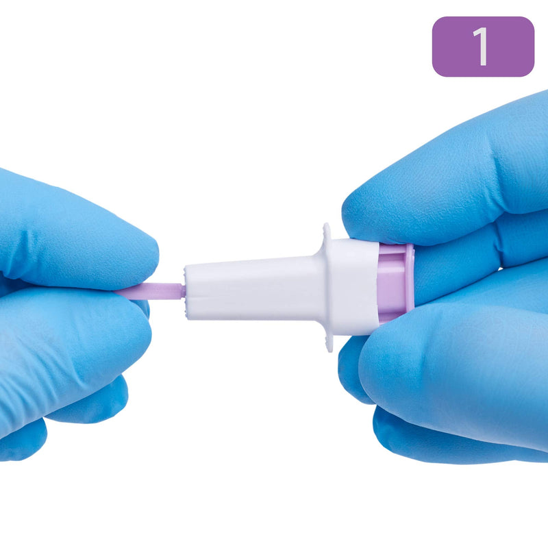 [Australia] - MediVena ONE-CARE PRO Safety Lancets, Top Push Button Activated, 30G x 1.2mm, 100/bx, Sterile, Gentle & Comfortable Sampling 