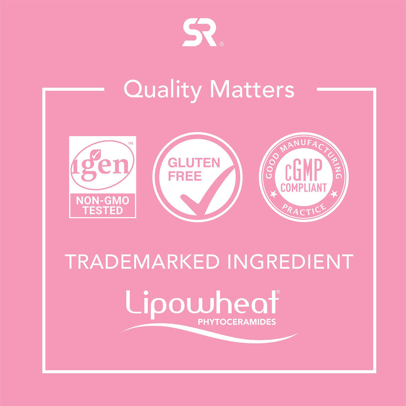 [Australia] - Phytoceramides 350mg Made with Clinically Proven Lipowheat® | Plant Derived and GMO Free with No Fillers or Synthetic Vitamins - 30 Liquid softgels 