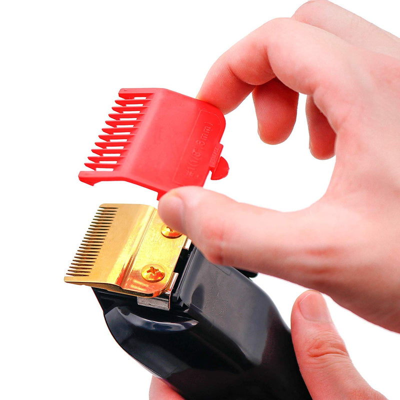 [Australia] - BESTBOMG 10 Color Professional Hair Clipper Guide Combs, Replacement Guards Set, Attachment Guide Combs, Great Fits for Many Clippers/Trimmers A 10color 