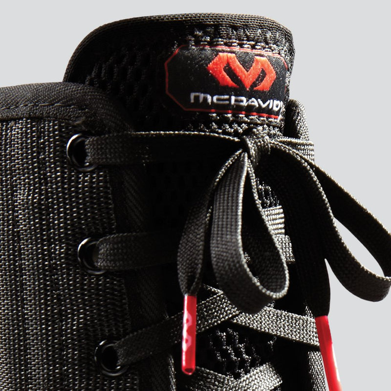 [Australia] - Mcdavid Ankle Brace, Ankle Support, Lace up Ankle Brace, Ankle Support Brace for Ankle Sprains, Volleyball, Basketball, for Men & Women, Sold as Single Unit (1) Medium Black 