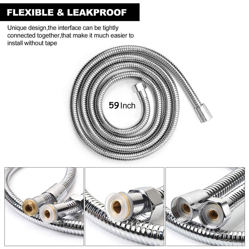 [Australia] - Shower Enema Hose and Nozzle System W/ 5ft Handheld Shower Hose for Douche Colonic Cleanse Kit 