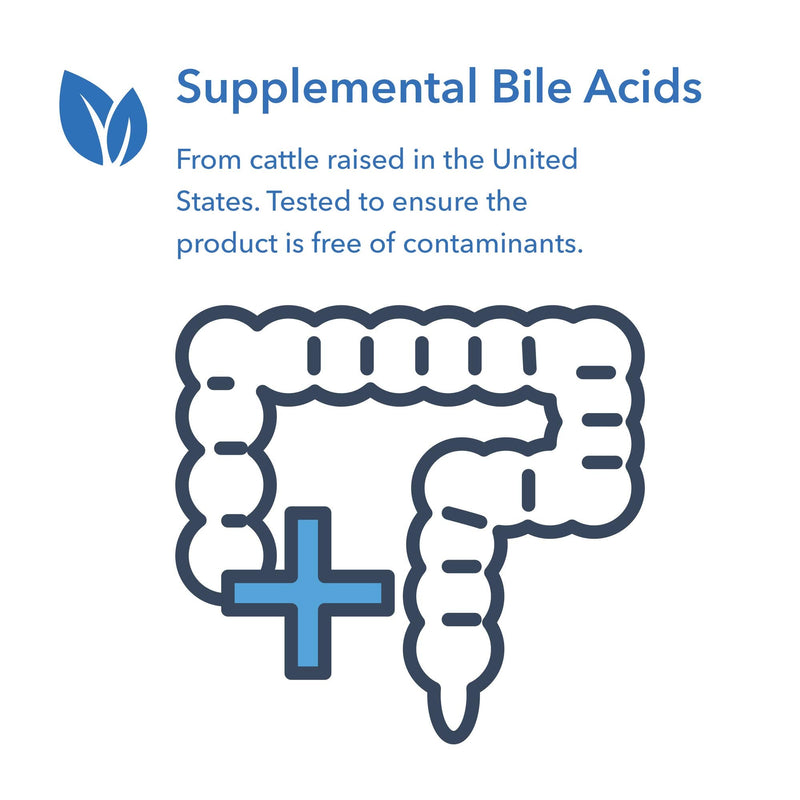[Australia] - Allergy Research Group - Ox Bile 500 mg - Fat Digestion, Liver/Metabolic/GI Support - 100 Vegicaps 