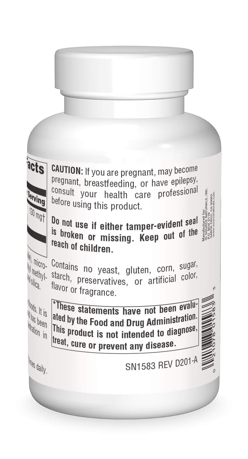 [Australia] - Source Naturals DMAE, Dimethylaminoethanol Bitartrate - Supports Mental Concentration - 200 Capsules 1 200 Count (Pack of 1) 