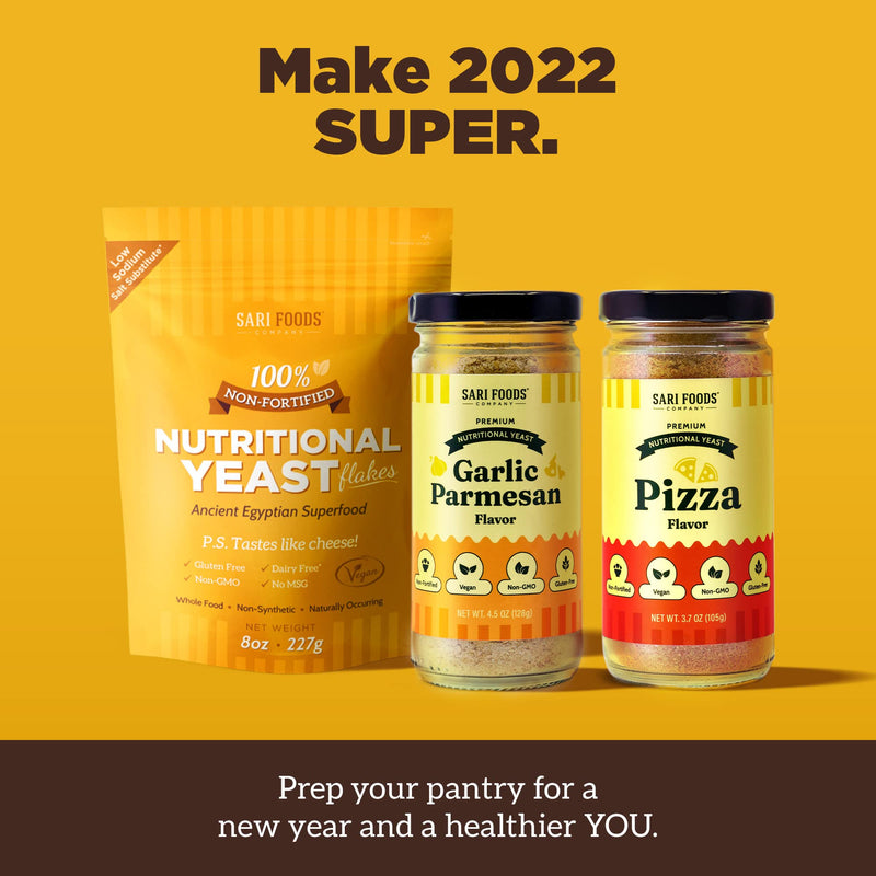 [Australia] - Non Fortified Nutritional Yeast Flakes, Whole Foods Based Protein Powder, Vegan, Gluten Free, Vitamin B Complex, Beta-glucans and All 18 Amino Acids (8 oz.) Original 8 Ounce (Pack of 1) 
