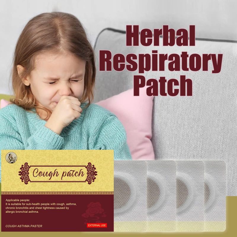 [Australia] - Cough Relief Patch,Stop Cough Patch,for Kids Adults Congestion Suppressant of Chest Cold Flu Relief,4pcs 4pcs 