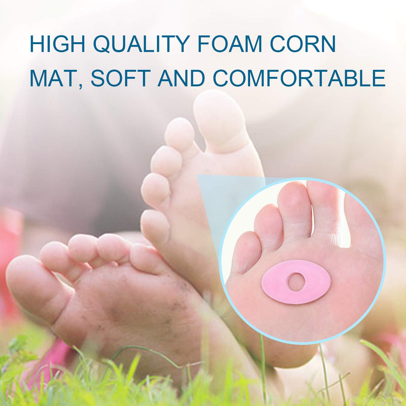 [Australia] - Welnove 135Pcs Oval Corn Cushion Pads, Adhesive Corn Protectors for Corn Remove, Relief Callus and Feet Sore 