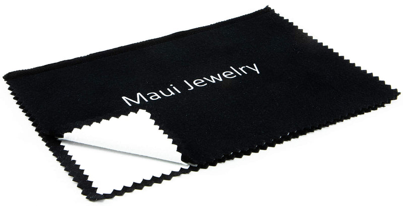 [Australia] - Maui Jewelry Polishing Cloth for Silver, Gold and Platinum (6 by 8 inch), (Pack of 2) Cloth Made of Soft Microfiber is Treated with Our Special Formula That Will Shine up Your Jewelry 