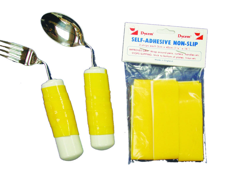 [Australia] - Dycem 50-1560Y Non-Slip Self-Adhesive Strips, 16" x 1-1/8", Yellow 