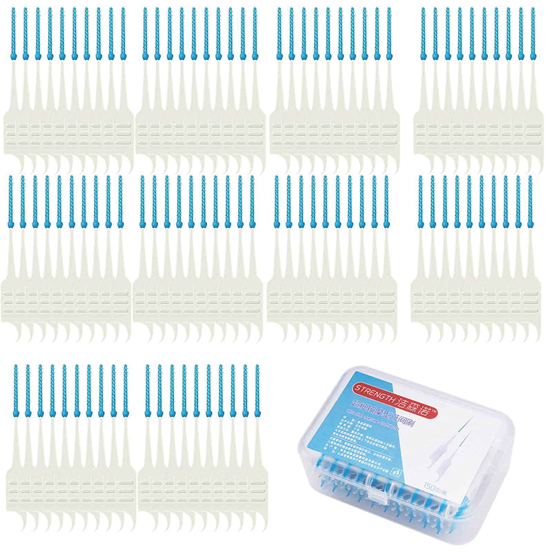 [Australia] - 100 PCS Dual-Use Interdental Brushes Silicone Dental Picks Orthodontic Interdental Brush Toothpick Dental Tooth Flossing Dental Brushes Teeth Brush Picks Dental Toothpicks for Braces Oral Cleaning 