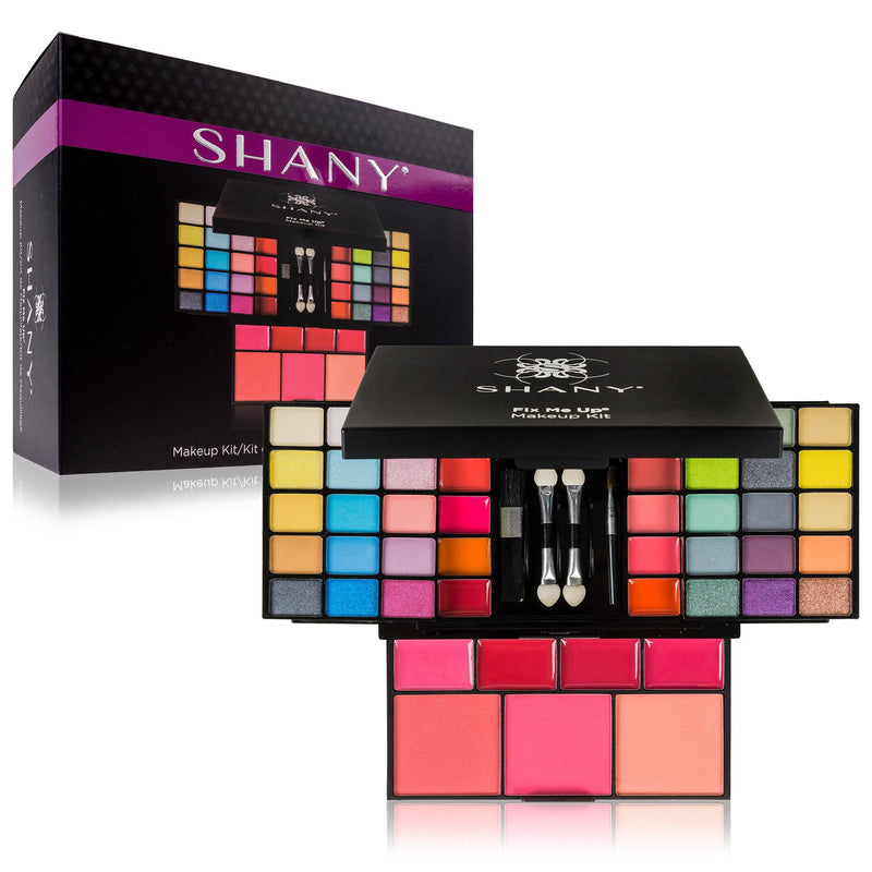 [Australia] - SHANY 'Fix Me Up' Makeup Kit - Eye Shadows, Lip Colors, Blushes, and Applicators 