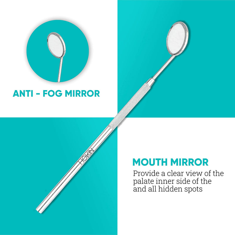 [Australia] - HOKIN Plaque Remover Teeth Cleaning Tool 4 Pcs Dental Care Kit Tooth Filling Repair Set Stainless Steel Dental Tools for Men Women Kids and Pet Care 