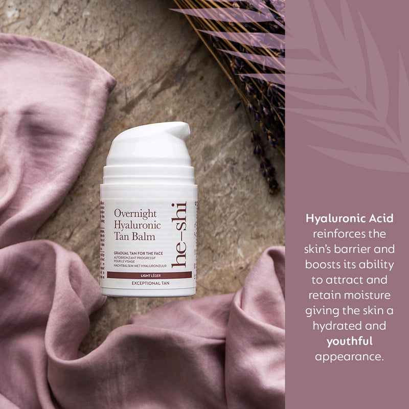 [Australia] - Hyaluronic Acid Anti Ageing & Gradual Tanning Balm - Revolutionary 3in1; Face Tan, Hydrating + Firming - Natural Vegan Formulation with Added Jojoba & Lavender Scent 50ml 