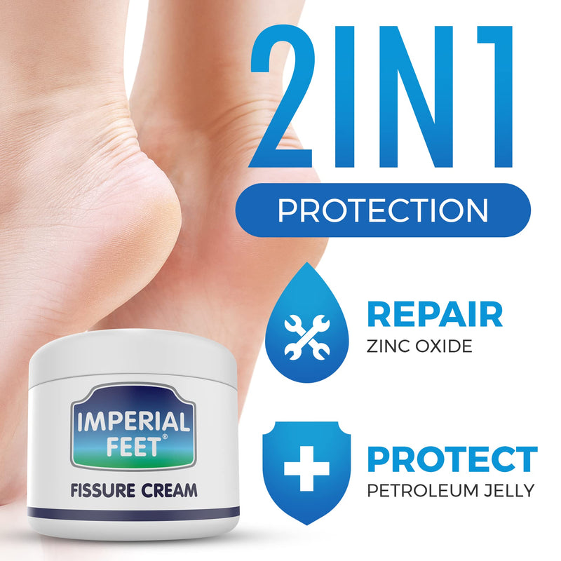 [Australia] - 2 in 1 Cracked Heel Repair Cream | XL Moisturiser for Dry Skin Foot Cream | Dry Skin Cream Foot Cream by IMPERIAL FEET 