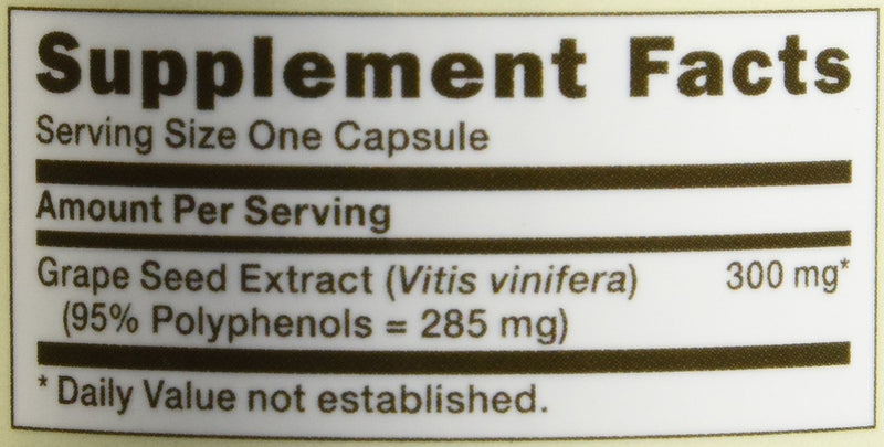 [Australia] - GNC Herbal Plus Grape Seed Extract, 300 mg | Provides Antioxidant Support | 100 Capsules 1 