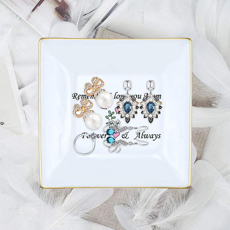 [Australia] - Jewelry Trinket Dish Mother Gifts from Daughter Ring Trinket Dish-Mothers and Daughters Never Truly Apart, Maybe in Distance But Never in Heart (Remember I Love You Mom) Remember I Love You Mom 