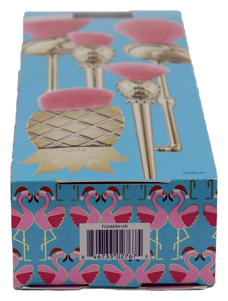 [Australia] - Tarte Let's Flamingle 5 Piece Brush Set Fla-Mingle Inspired by Flamingos & Pineapple 