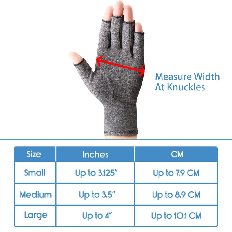 [Australia] - Arthritis Gloves by Sanbo Compression Gloves for Osteoarthritis Hand Gloves for Men & Women(Small) S 