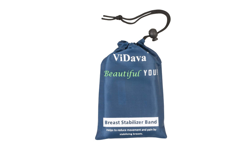 [Australia] - ViDava Breast Implant Stabilizer Band, Post Surgery Augmentation and Reduction Strap, High Impact Support Band, Soft Breathable Fabric, One Size Fits Most 