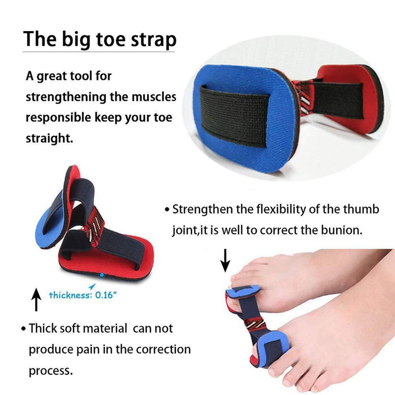 [Australia] - Bunion Corrector Splint Cushions Orthopedic Toe Separator Support Splint Turf Brace Spacer Straightener Protector Socks Hammertoe Relief Pain Treatment Elastic Cushion Hammer Toe Aid Alignment Insole 