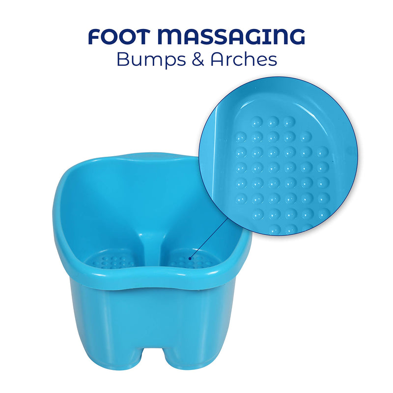 [Australia] - Milliard Extra Large Foot Soak Bath Tub Spa Basin Big Footbath Bucket & Soaker Bowl (FITS UP to A Men's Size 12) 