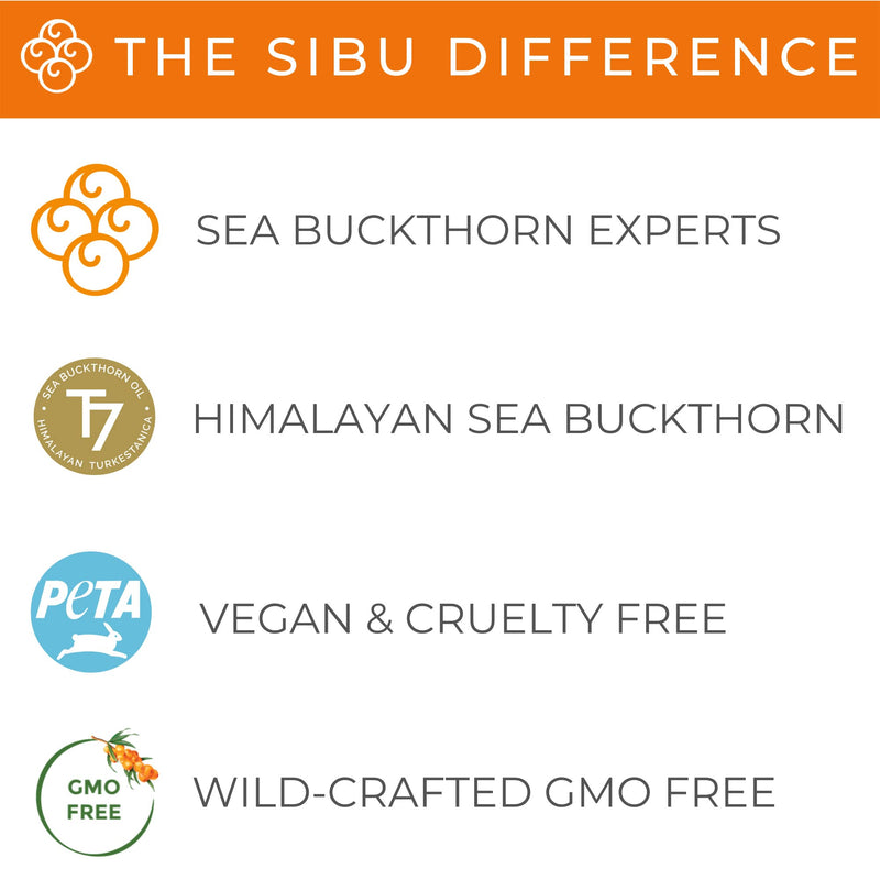 [Australia] - SIBU Omega-7 Softgels, Pure Organic Himalayan Sea Buckthorn, Max Potency, 60ct 60 Count (Pack of 1) 