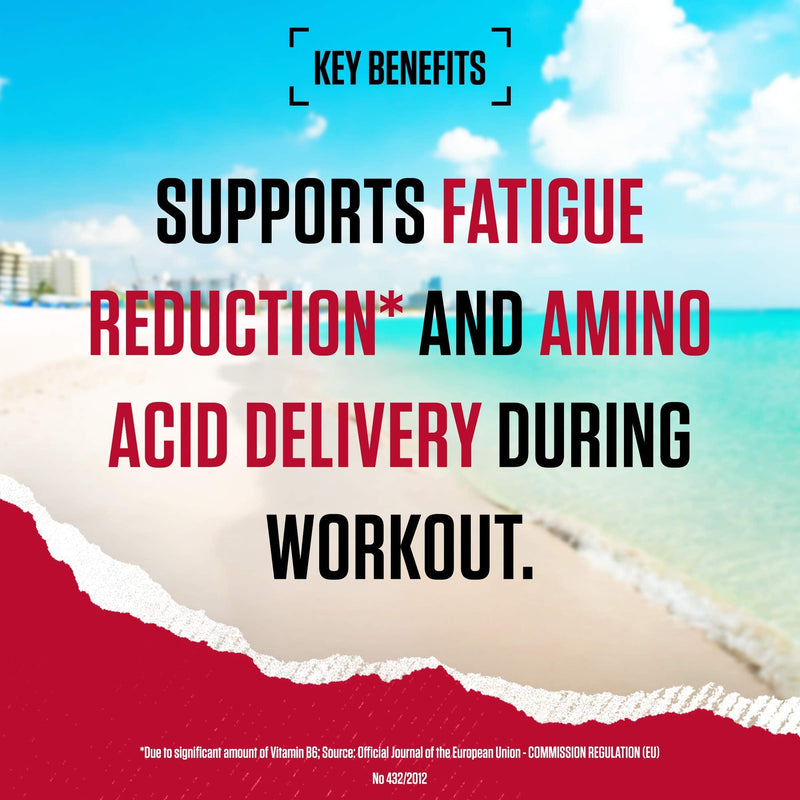 [Australia] - BSN Nutrition Amino X Muscle Building Support Powder Supplement with Vitamin D, Vitamin B6 and Amino Acids, Blue Raspberry, 435 g, 30 Servings 