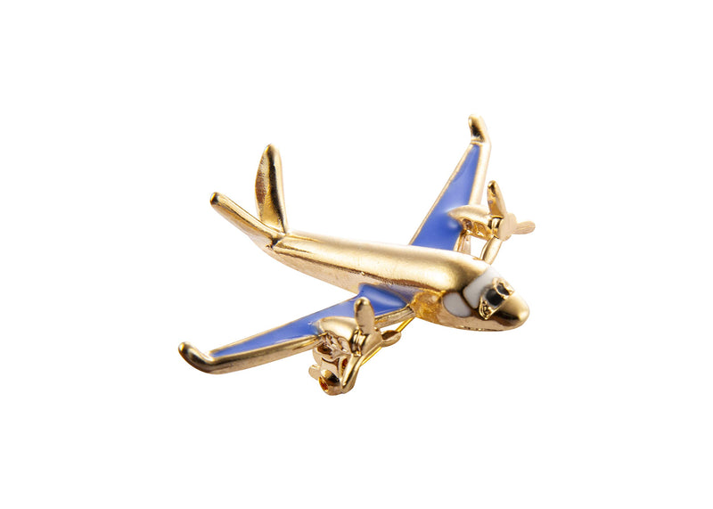 [Australia] - A N KINGPiiN Airplane Lapel Pin Badge Gift Party Shirt Collar,Costume Pin Accessories for Men Brooch 