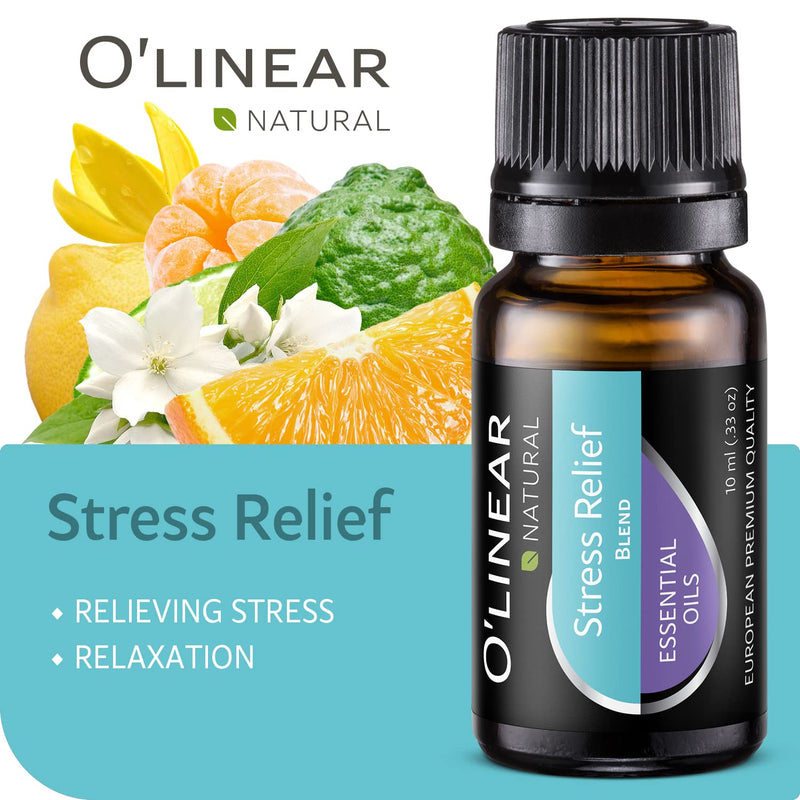 [Australia] - Top 6 Blends Essential Oils Set - Aromatherapy Diffuser Blends Oils for Sleep, Mood, Breathe, Muscle Relief, Temptation, Feel Good, Anxiety Relief 