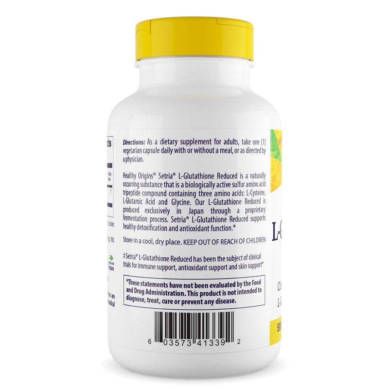 [Australia] - Healthy Origins L-Glutathione (Setria) 500 mg, 150 Veggie Caps 