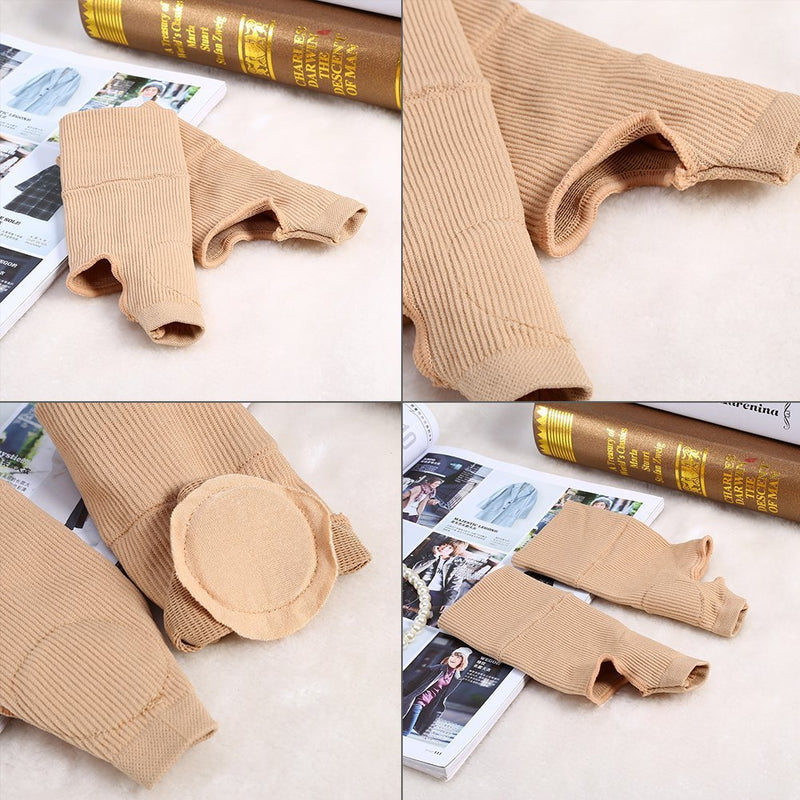 [Australia] - Gel Compression Gloves, 2 Pair Orthese Elastique Main Silicone Thumb Brace Artist Wrist Support Gloves Gel Silicone Hand Wrist Support Brace thumb wrist compression gloves Ideal Hand Wrist Support 