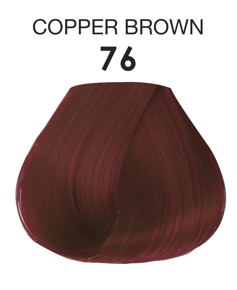 [Australia] - Adore Semi-Permanent Haircolor #076 Copper Brown 4 Ounce (118ml) (2 Pack) 3.99 Fl Oz (Pack of 2) 076 Copper Brown 