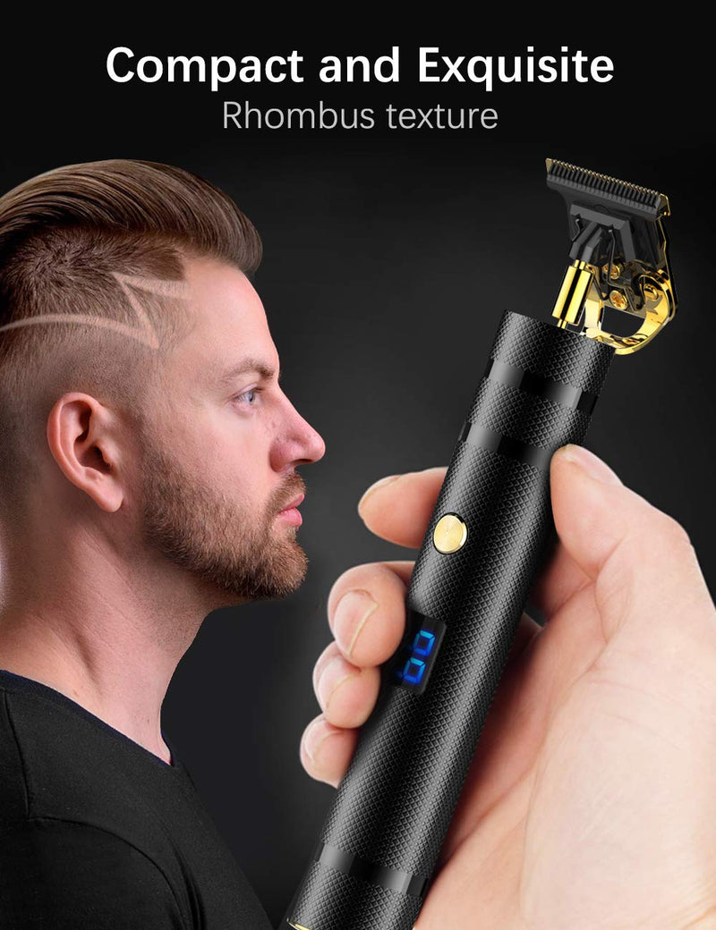 [Australia] - T Blade Clippers Trimmer for Men Professional, PURKOO Pro T Outline Blade Trimmer Cordless Zero Gapped Trimmers Rechargeable Electric Pro Li Hair Clippers with LCD Display 