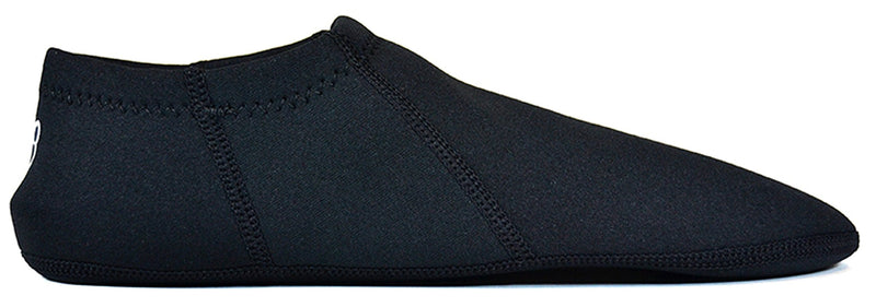 [Australia] - NuFoot Booties Men's Shoes, Best Foldable & Flexible Footwear, Fold and Go Travel Shoes, Yoga Socks, Indoor Shoes, Slippers, Black, Large Large (Pack of 1) 