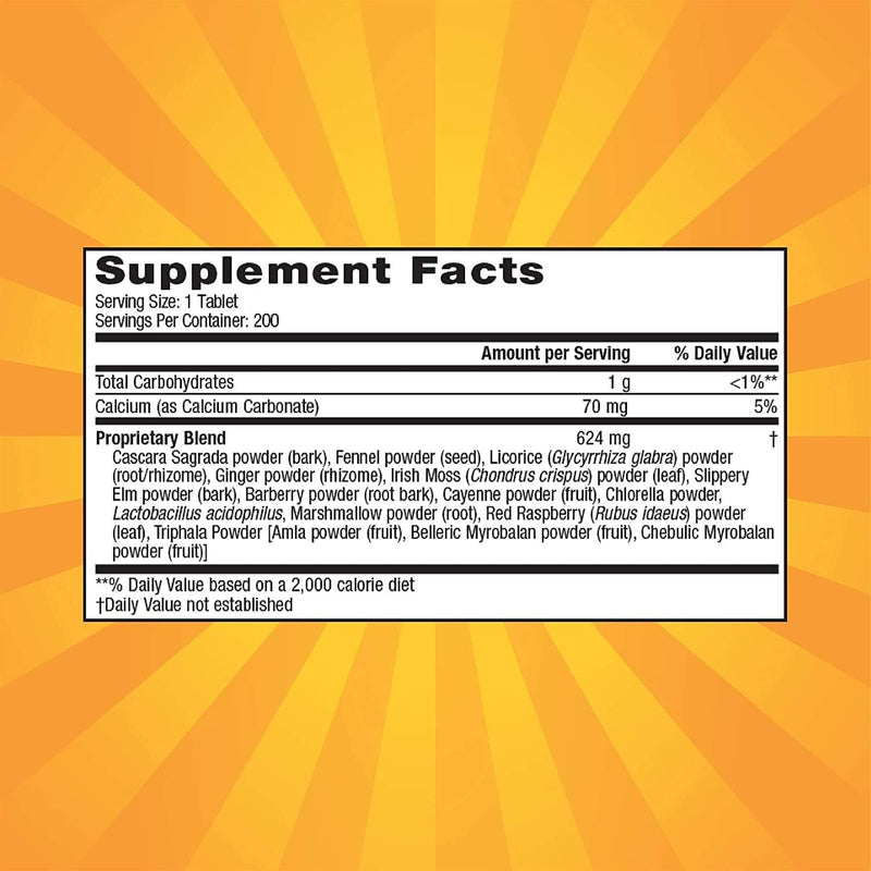 [Australia] - Nature's Secret - Super Cleanse, 200 tablets 