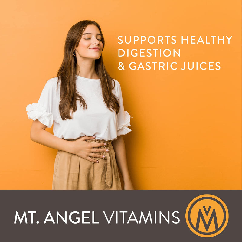[Australia] - Mt. Angel Vitamins - Hydrochloric Acid Betaine, Supports Healthy Digestion & Gastric Juices (200 Vegetarian Chlorocaps) 200 Count (Pack of 1) 
