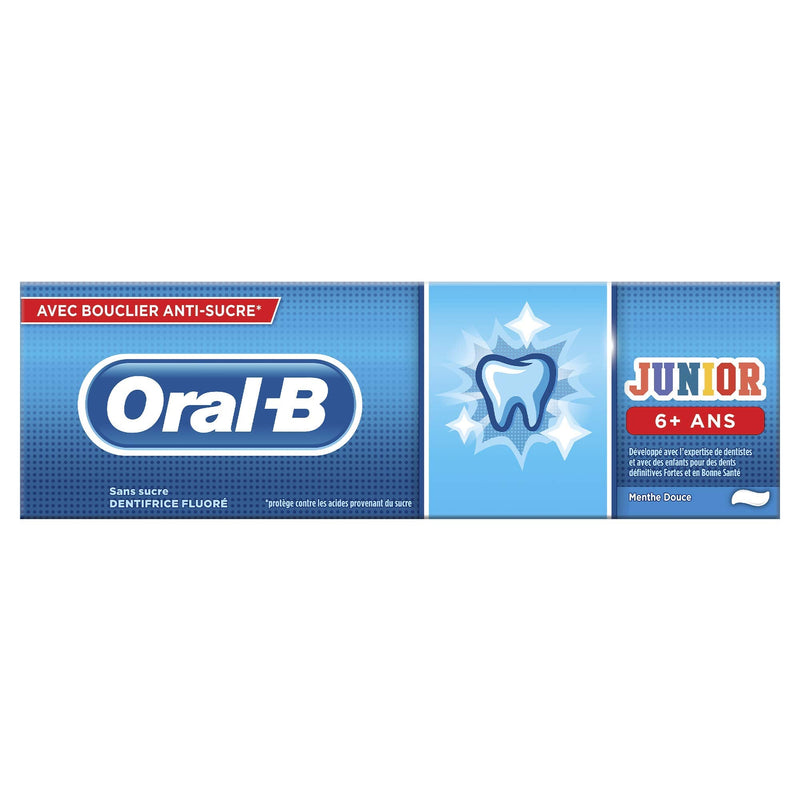 [Australia] - Oral-B Manual Junior Toothpaste, 6+ Years, 75 ml (Pack of 4) 