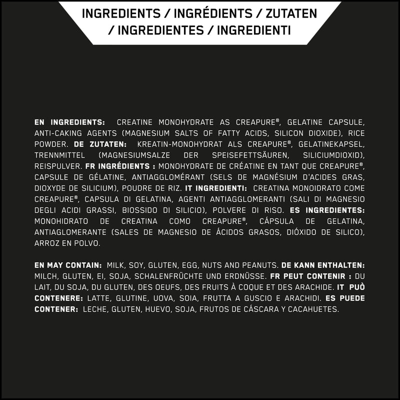 [Australia] - Optimum Nutrition Micronized Creatine Monohydrate Capsules, Keto Friendly, 2500mg, 200 Capsules (Packaging May Vary) 200 Count (Pack of 1) 