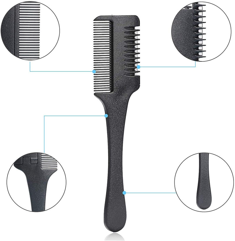 [Australia] - Hair Cutter Comb,Etercycle Hair Thinner Razor Comb with extra 10 Pcs Replacement Razors, Hair Thinning Comb Slim Hair Cutting Trimming Comb Tool for Thin & Thick Hair (1 Pack) 1 Pack 