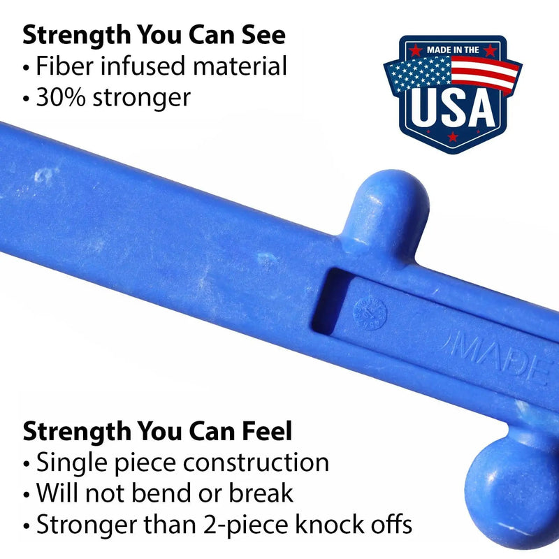 [Australia] - Body Back Buddy Classic - Trigger Point Massage Tool, Neck and Back Massager Handheld, Manual Self Massager, Massage Cane, Muscle Knot Remover with Instructions (Blue Marbled) Blue Marbled 