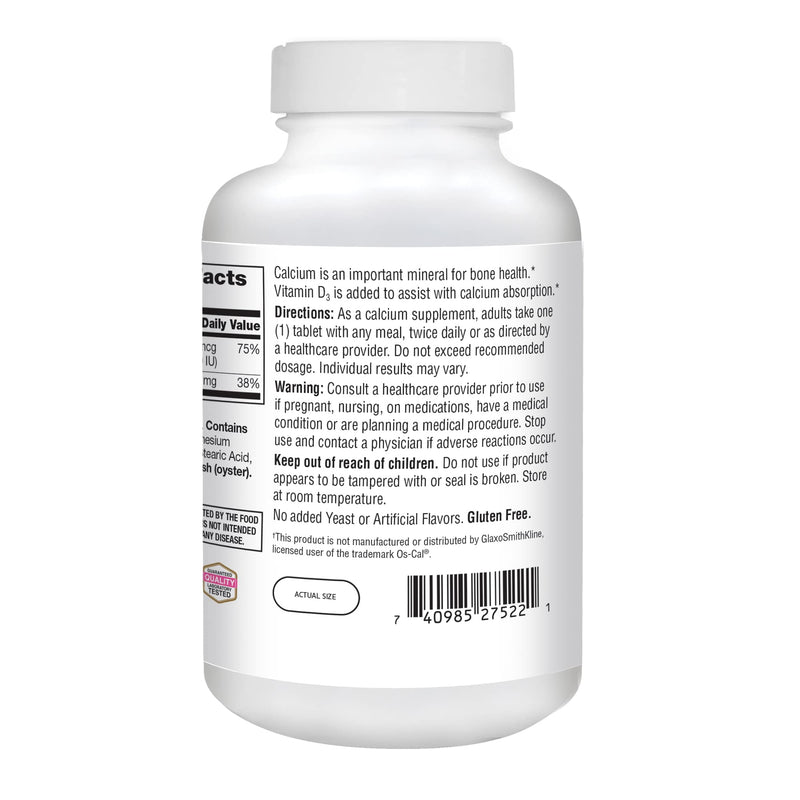 [Australia] - 21st Century Vitamins Calcium 500 Plus Extra D Caplets, 400 Count 